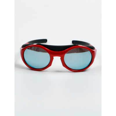 Очки поляризационные Extreme Fishing ADD-505, цвет оправы Блестящий темнокрасный, цвет линз Белый зеркальный