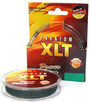 Шнур Power Phantom 4x, XLT, 92м, зеленый, 0,08мм, 7,1кг