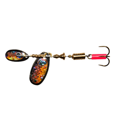 Блесна вращающаяся Trout Pro Comet-Tandem №1+№3 ( серебро, цвет 43 )  ( TA-BT-1/3-S-43 )