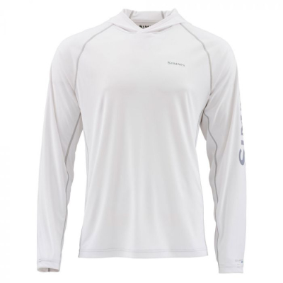 Термофутболка Simms SolarFlex Hoody - Print, White, XL