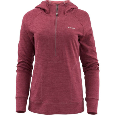 Термофутболка Simms Women's Bugstopper Hoody, Garnet Heather, S