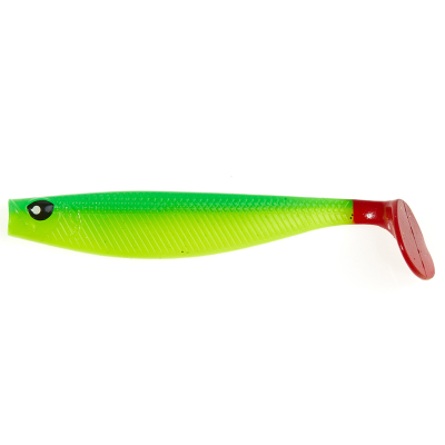 Силиконовая приманка Lucky John 3D Series Red Tail Shad 5.0" цв. PG33 3шт.