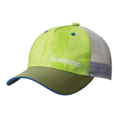 Кепка Shimano CA-042M Mesh Cap цвет S.GRN, размер Free