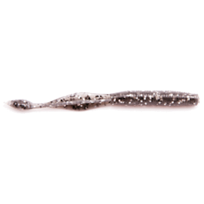 Силиконовая приманка Fish Arrow Candle Tail 3.5" цв. 177 Smoke/Black Silver