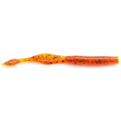 Силиконовая приманка Fish Arrow Candle Tail 4" цв. 196 Pumpkin/Black Green
