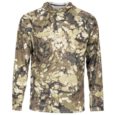 Термофутболка Simms SolarFlex Hoody - Print, Riparian Camo, S
