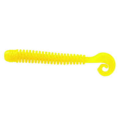 Мягкие приманки LureMax Cheeky Worm 3,5''/8,5см, LSCW35-001 Chartreuse (10 шт.)