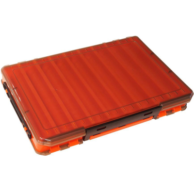 Коробка для воблеров Kosadaka TB-S31A-OR, 34*21.5*5см, двухсторонняя, оранжевая