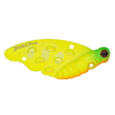 Блесна-Цикада Strike Pro Farfalla 18, 33 мм, 4,3 гр цвет Lemon Mat Tiger (JG-007A#A178S)