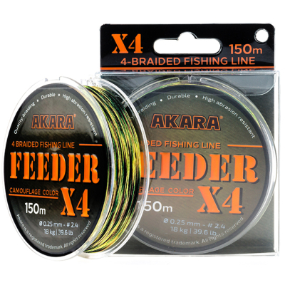 Шнур Akara Feeder KMF 150 м 0,25