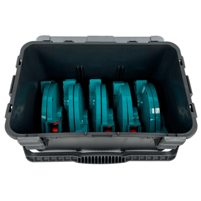 Ящик зимний Fish'ka "Практик" с ручкой и ремнем в комплекте с 10-ю жерлицами, цвет "Грей"