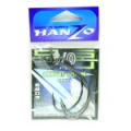 Крючок офсетный Hanzo Offset Worm Неavy BLN №6/0 (уп. 3 шт.) OWH-001-6/0-bln