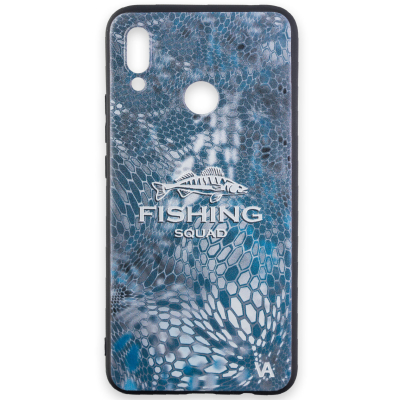 Чехол силиконовый Veduta Huawei P Smart Plus - Reptyle Skin Bl