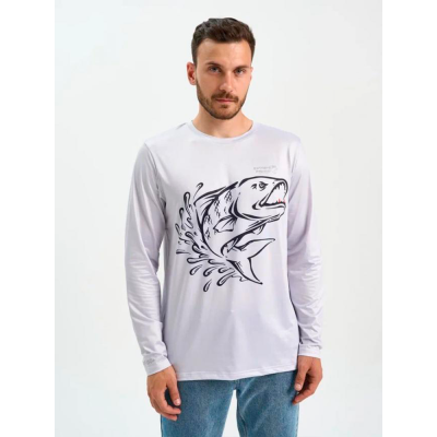 Футболка с длинным рукавом Extreme Fishing OBS-G504 UPF 50+ Splash Logo р-р L