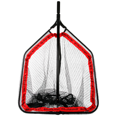 Подсачник с прорезиненной сеткой CWC Monster Net, складной, размер 80x75X85, 180см