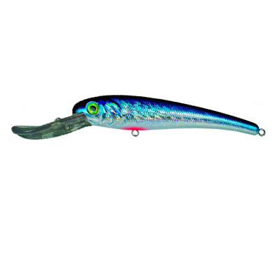 Воблер Manns Stretch 25+ Textured (57 гр.,20 см.,7,5 м) T25-77 Chrome/Blue
