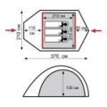 Палатка Tramp Lair 3 (V2) зеленый