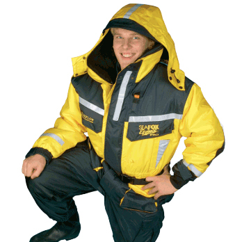 Комбинезон - поплавок Seafox CrossFlow One-piece (Breathable Flotation Overall) размер XXL