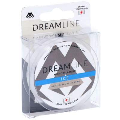 Леска зимняя Mikado Dreamline Ice 60м Clear 0,06 - 0,69 кг