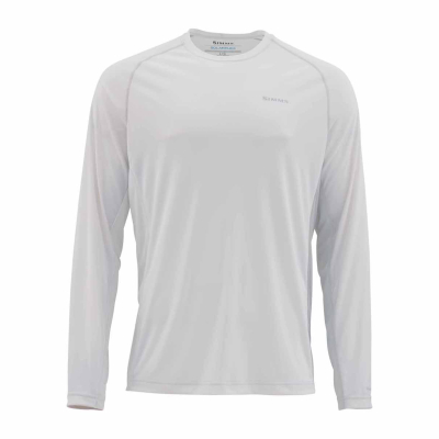 Термофутболка Simms Solarflex LS Crewneck Solid, Sterling, XXL