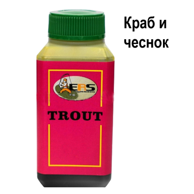 Аттрактант ERS Trout T12 GARLIC & CRAB (ЧЕСНОК И КРАБ)
