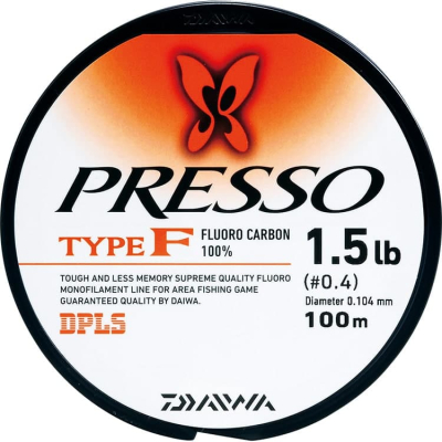 Леска флюорокарбоновая Daiwa Presso Type-F 100m #2