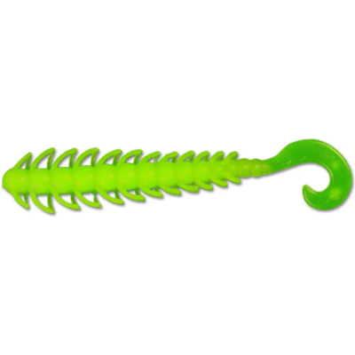 Силиконовая приманка Forsage Minnow twister 2.4" 6 см #002 Chartreuse (12 шт)