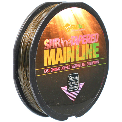 Леска коническая Korda Subline Tapered Mainline 300м 0,30-0,50мм KTM30