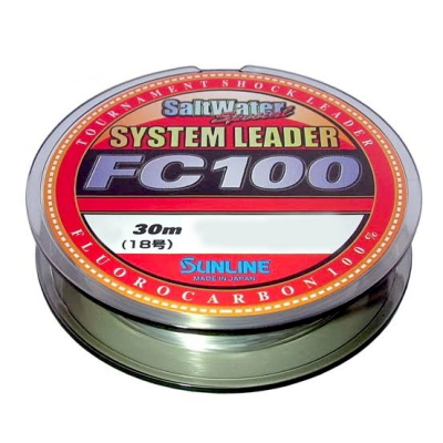 Леска Sunline System Leader FC100 30m  #18, 55LB, 27,5kg, 0.70mm