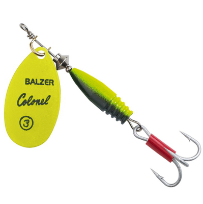 Блесна вращающаяся Balzer Colonel Fluo 3 гр. цв. Yellow (13060 003)