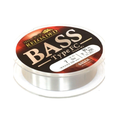 Леска Gosen Reloaded Bass Type FC 80m 1.75 7lb (0.220mm)
