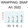 Застежка безузловая Fish Season Wrapping Snap, №M (18 кг), (упак. 6 шт)