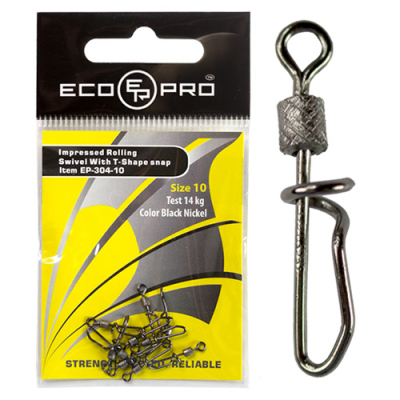 Вертлюг с застежкой EcoPro EP-304-08 -10шт