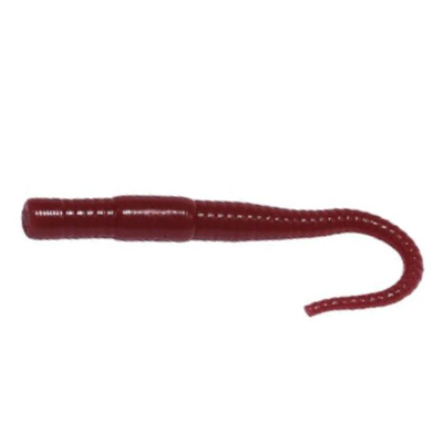 Силиконовая приманка River Lynx Twist Worm 85 цв. # 114 red-brown красно-коричневый