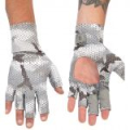 Перчатки Simms SolarFlex SunGlove, Woodland Camo Sandbar, L