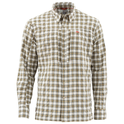 Рубашка Simms BugStopper LS Shirt, Plaid Cork Plaid, S
