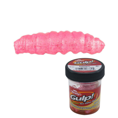 Имитация личинки крупной Berkley Gulp Honeyworm GHW33-BGM 33mm Bubblegum