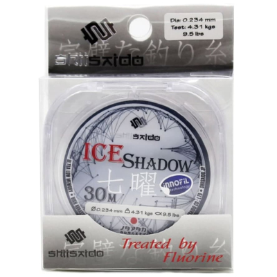 Леска Shii Saido Ice Shadow 30м, d-0,181 мм, test-2,77 кг, прозрачная