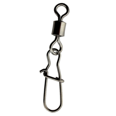 Вертлюг с карабином Vido Craft Rolling Swivel With Nice Snap (BLN) № 12, 10 шт/уп VD-RSNS-12(10)