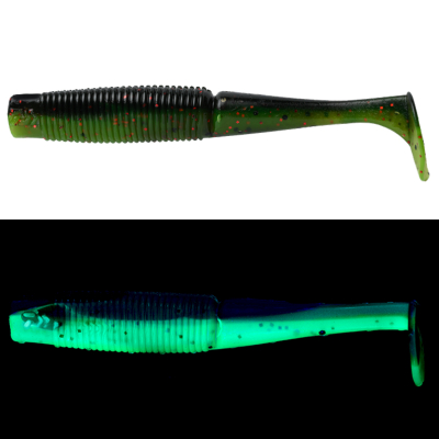 Силиконовая приманка Daiwa Bait Junkie 3.2" Minnow цв. MACHA CRAW UV