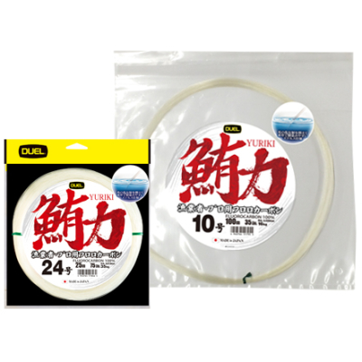 Леска флюорокарбоновая Duel Yuriki Fluorocarbon 100% 50m H3748 #28 40 кг. 0,87 мм.