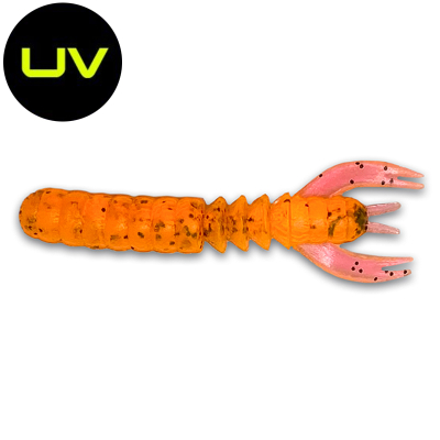 Силиконовая приманка 11Lures ScareCraw 1.7 цвет Carrot Orange