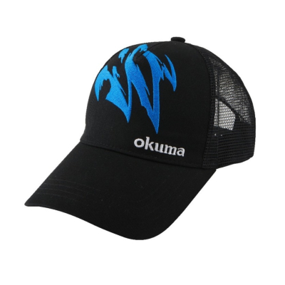 Кепка Okuma чёрная с сеткой PA01C018B