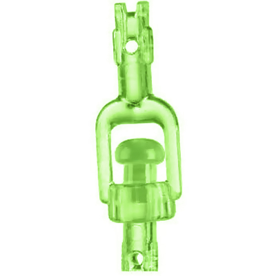 Вертлюг-невидимка InvisaSwivel, chartreuse 25LB/11,4kg, 5 pcs