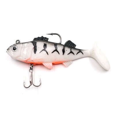 Приманка оснащенная Namazu PVC Perch 80мм 19гр. цвет 05 (2 шт.)