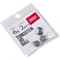 Груз-головки Lucky John Pro Series Tungsten Jig Ball вольфрамовые разборные 6г 2шт.