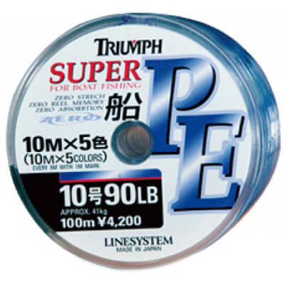 Шнур плетёный LineSystem Triumph Fune 100m PE 16