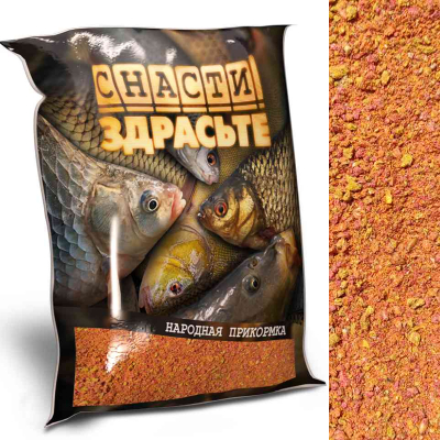 Прикормка «СНАСТИ ЗДРАСЬТЕ!» (народная) На Сазана и Карася, 6923