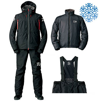 Костюм Daiwa Gore-Tex 2-Way Hi-Brid Barrier Suit цв. Black размер XL (D3-1204)