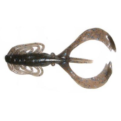 Силиконовая приманка Bait Breath Dekamix 4.5" цв. Dark Brown/Blue #208